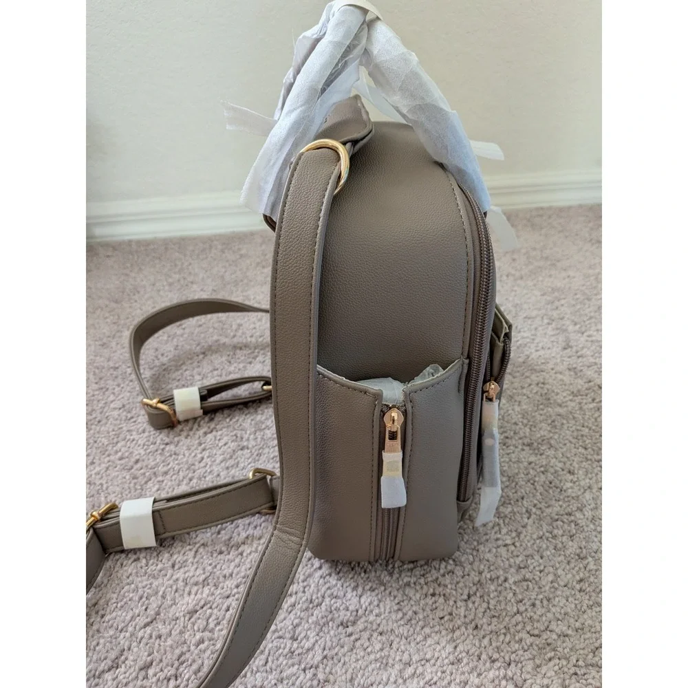 NEW Ayla & Co The Ayla Diaper Bag Pebble Backpack + Accessories Factory Seal